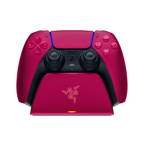 Controller Razer Quick Charging Stand per PS5 Rosso